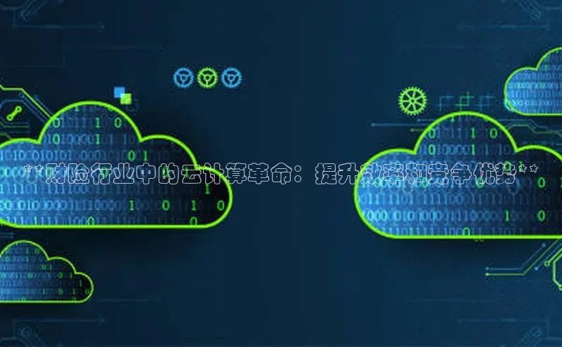 杏鑫平台注册登录百度 H5**财险行业中的云计算革命：提升效率和竞争优势**