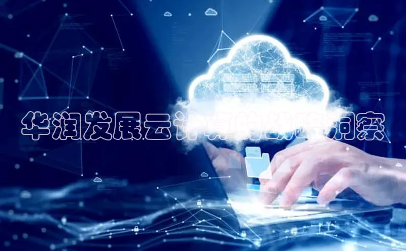 杏鑫平台注册入口哇咔哇咔文化华润发展云计算的战略洞察