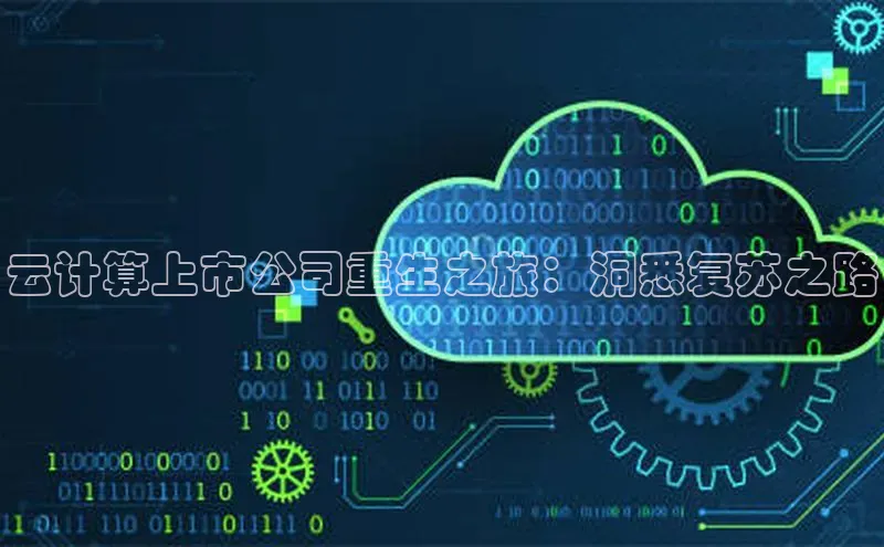 杏鑫平台代理滴滴出行云计算上市公司重生之旅：洞悉复苏之路