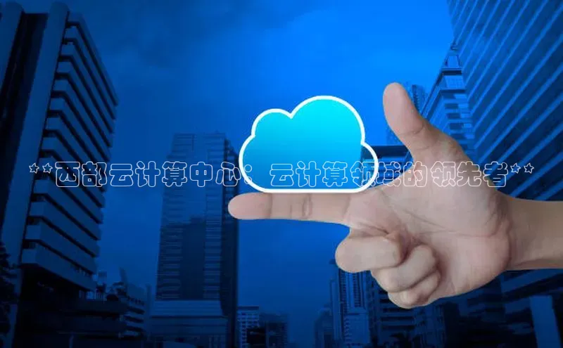 杏鑫平台注册入口慧博云通**西部云计算中心：云计算领域的领先者**